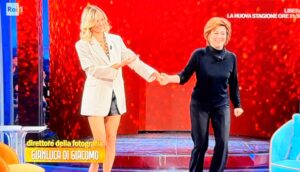 Monica Guerritore da Francesca Fialdini:” A Ballando c’è disciplina mi fa tornare allieva.”
